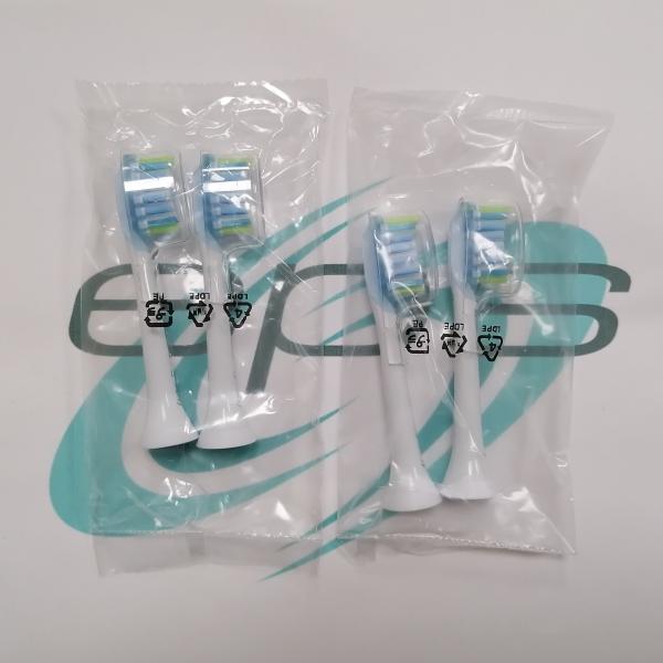 Philips Ersatzbürsten C3 Adaptive Clean 4x weiß (Bulk)